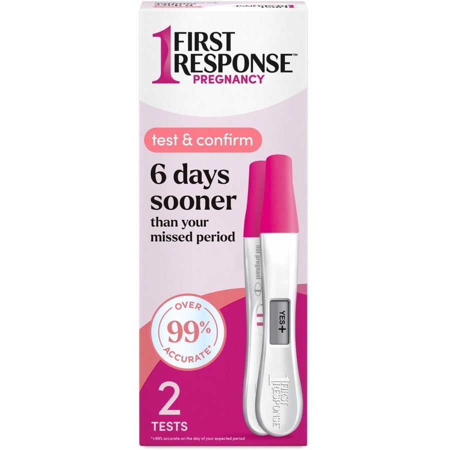 Verified package image for 1st Response Pregnancy Test 2CT