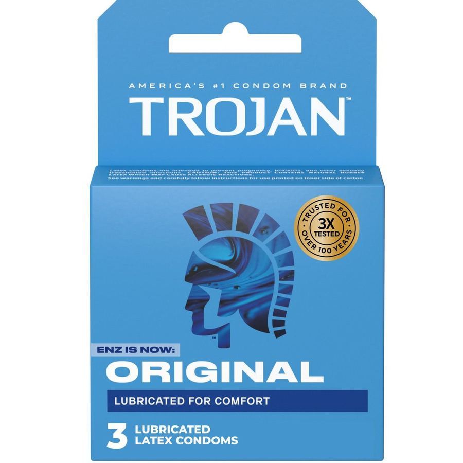 Verified package image for Trojan Enz W/ Lubricant 3CT