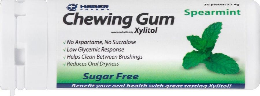 Verified package image for Xylitol Chewing Gum Spearmint 30CT